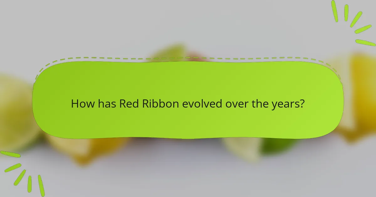 How has Red Ribbon evolved over the years?