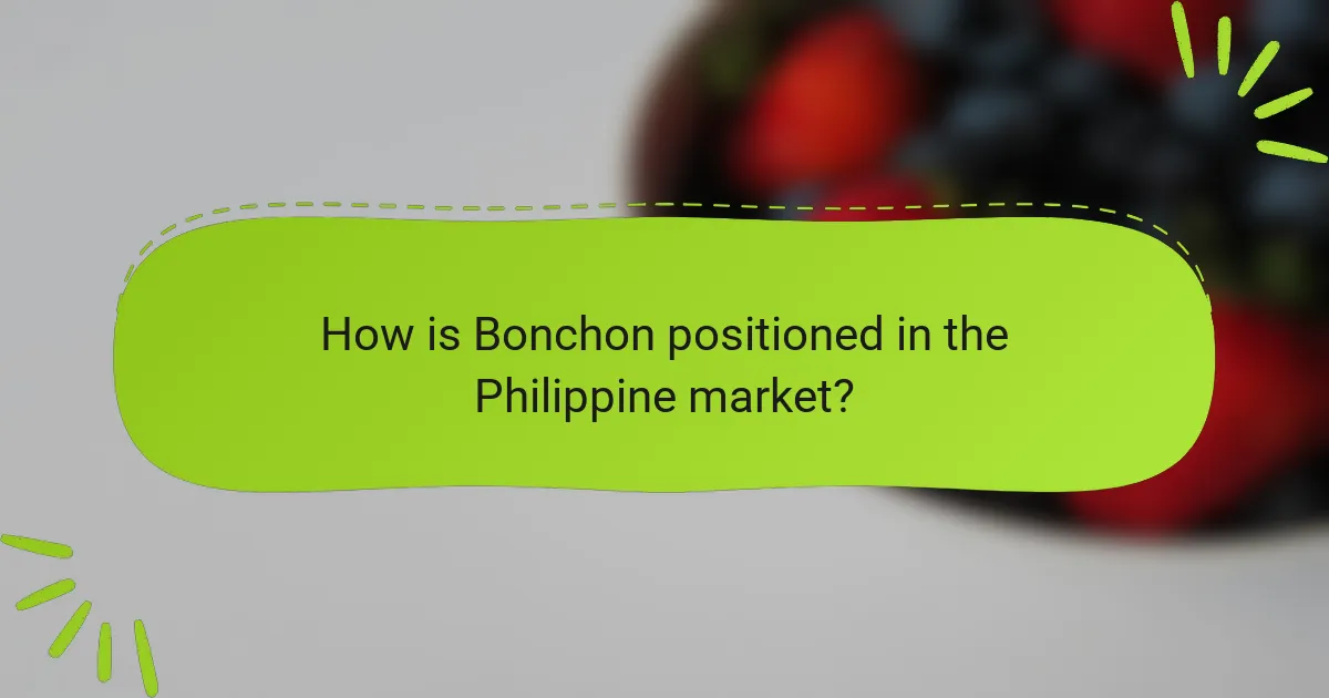 How is Bonchon positioned in the Philippine market?